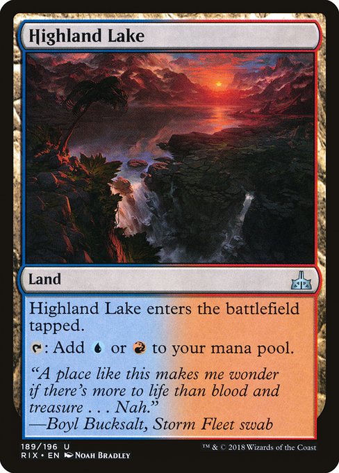 Magic the Gathering Card - Highland Lake - MTG Circle