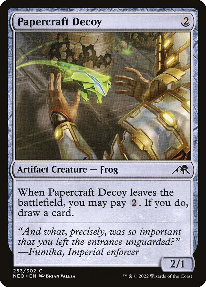 Magic the Gathering Card - Papercraft Decoy - MTG Circle