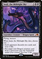 Magic the Gathering Card - Junji, the Midnight Sky - MTG Circle