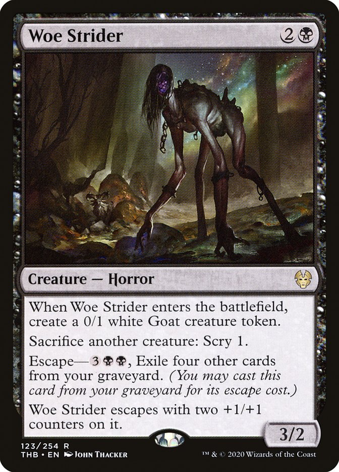Magic the Gathering Card - Woe Strider - MTG Circle