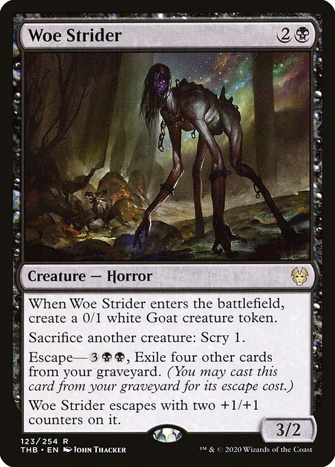 Magic the Gathering Card - Woe Strider - MTG Circle