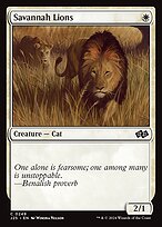 Magic the Gathering Card - Savannah Lions - MTG Circle