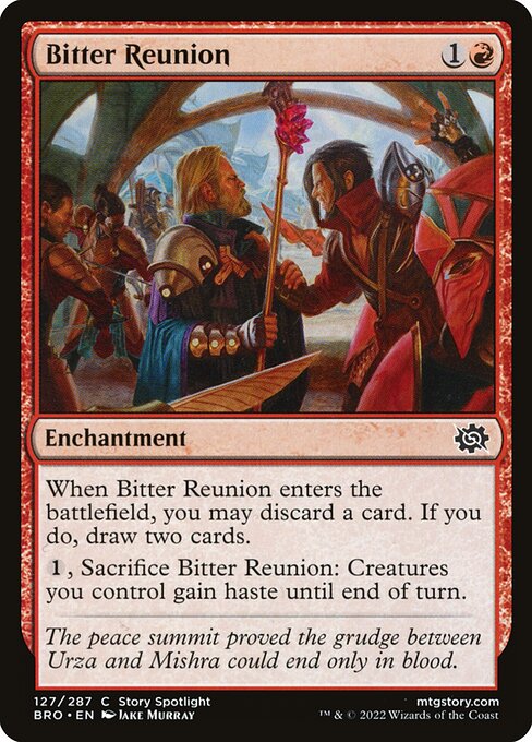 Magic the Gathering Card - Bitter Reunion - MTG Circle