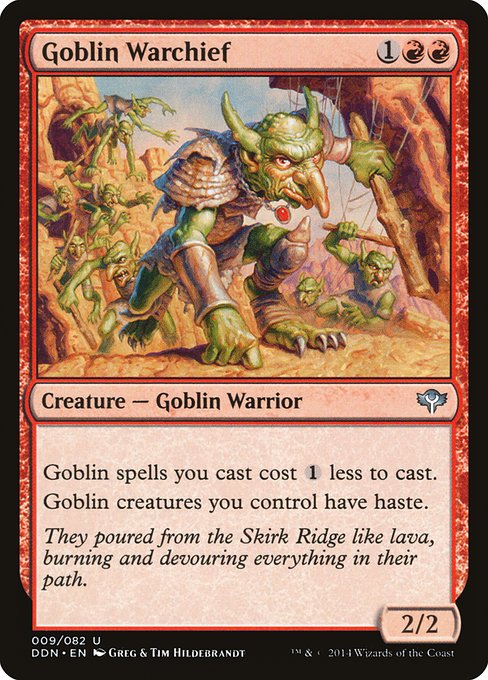 Magic the Gathering Card - Goblin Warchief - MTG Circle