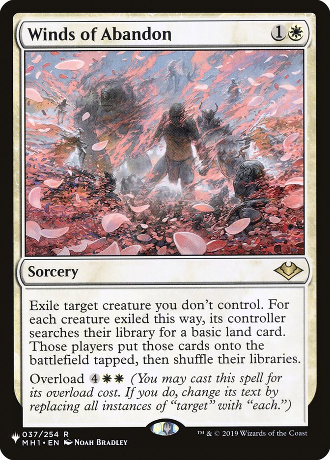 Magic the Gathering Card - Winds of Abandon - MTG Circle