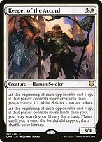 Magic the Gathering Card - Keeper of the Accord - MTG Circle