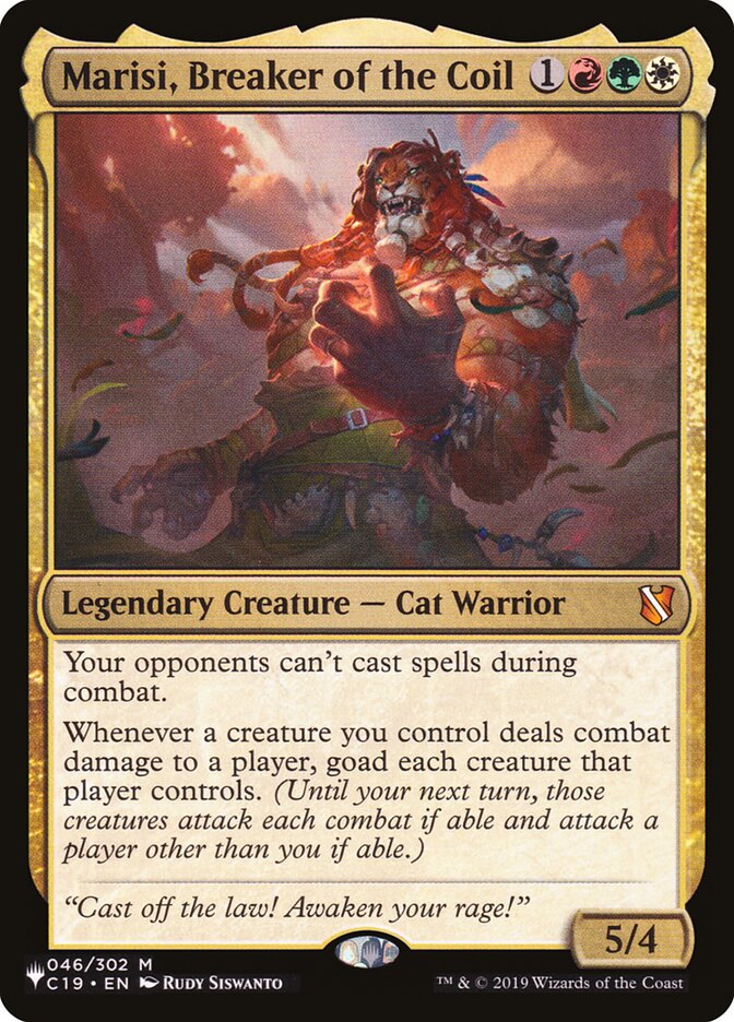 Magic the Gathering Card - Marisi, Breaker of the Coil - MTG Circle