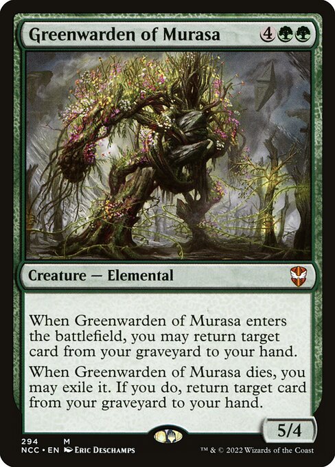 Magic the Gathering Card - Greenwarden of Murasa - MTG Circle