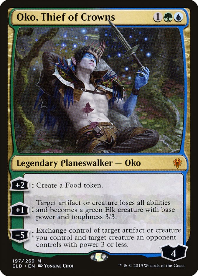 Magic the Gathering Card - Oko, Thief of Crowns - MTG Circle