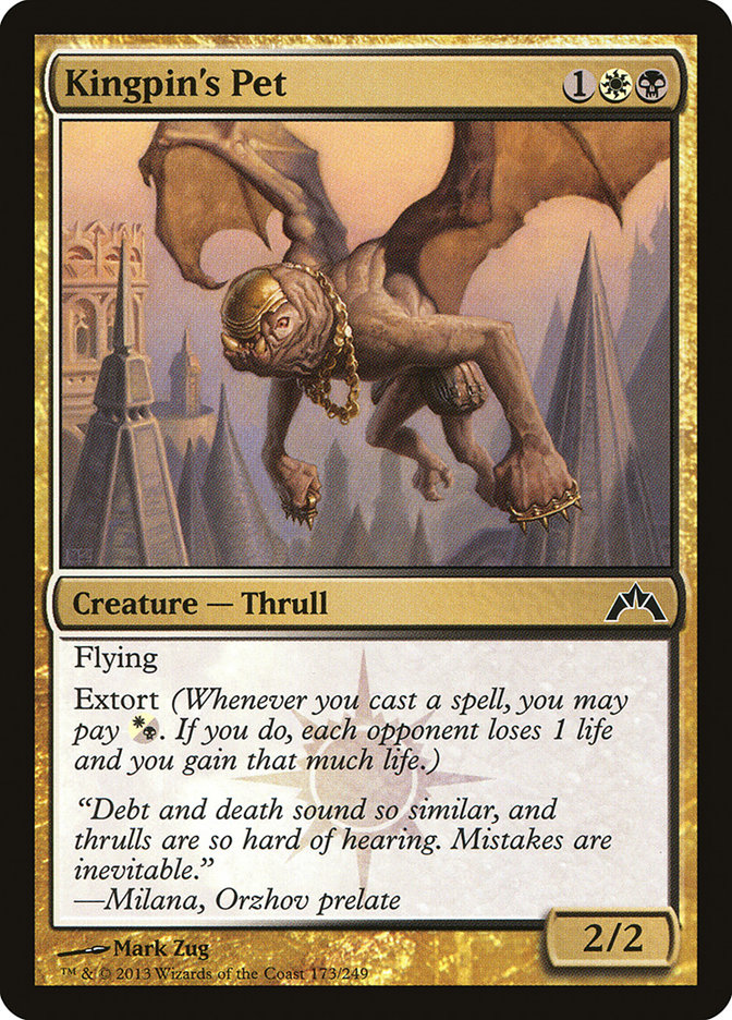 Magic the Gathering Card - Kingpin's Pet - MTG Circle