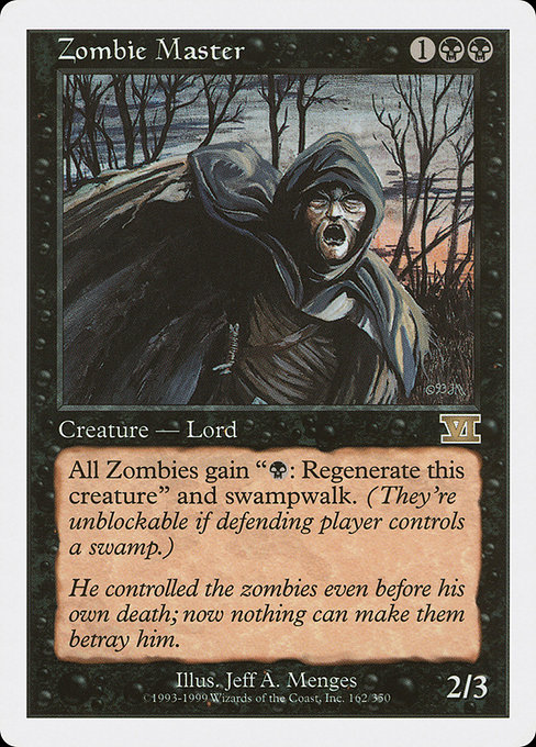 Magic the Gathering Card - Zombie Master - MTG Circle