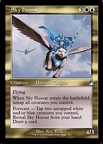 Magic the Gathering Card - Sky Hussar - MTG Circle