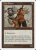 Magic the Gathering Card - Clay Statue - MTG Circle