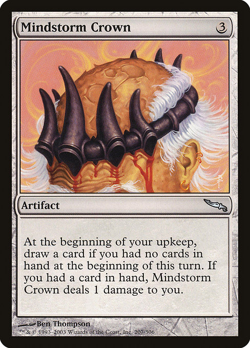 Magic the Gathering Card - Mindstorm Crown - MTG Circle