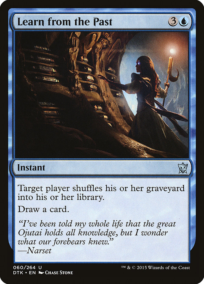 Magic the Gathering Card - Learn from the Past - MTG Circle