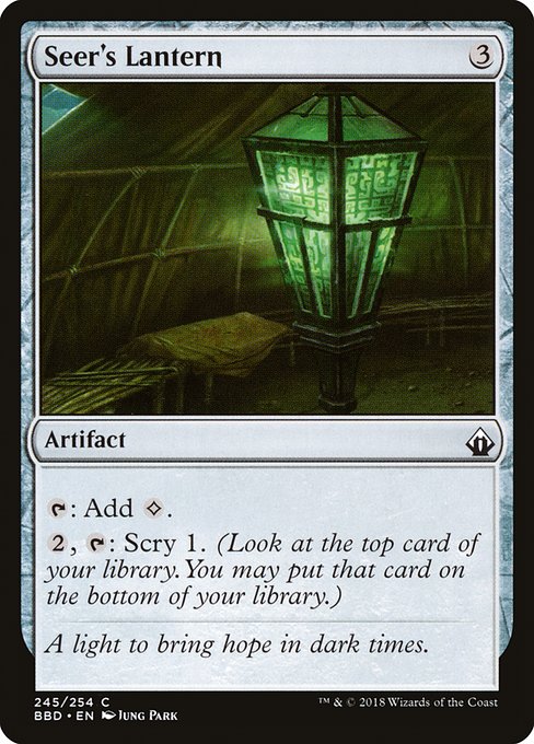 Magic the Gathering Card - Seer's Lantern - MTG Circle