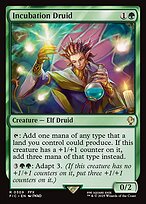 Magic the Gathering Card - Incubation Druid - MTG Circle