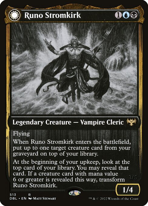 Magic the Gathering Card - Runo Stromkirk - MTG Circle
