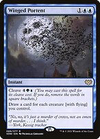 Magic the Gathering Card - Winged Portent - MTG Circle