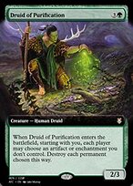 Magic the Gathering Card - Druid of Purification - MTG Circle
