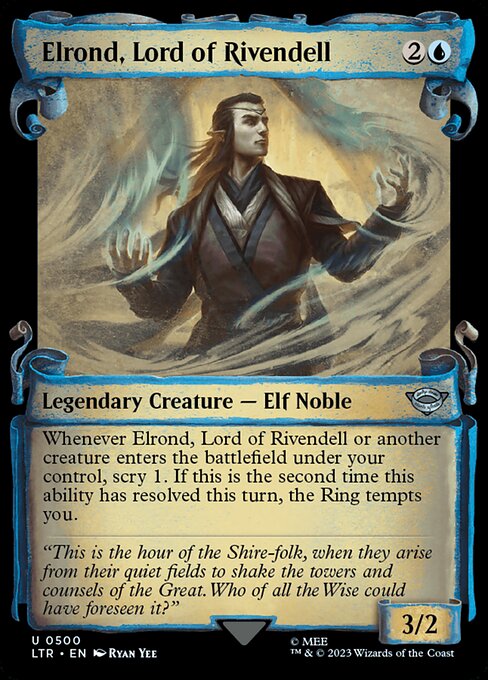 Magic the Gathering Card - Elrond, Lord of Rivendell - MTG Circle