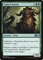 Magic the Gathering Card - Vigilant Baloth - MTG Circle