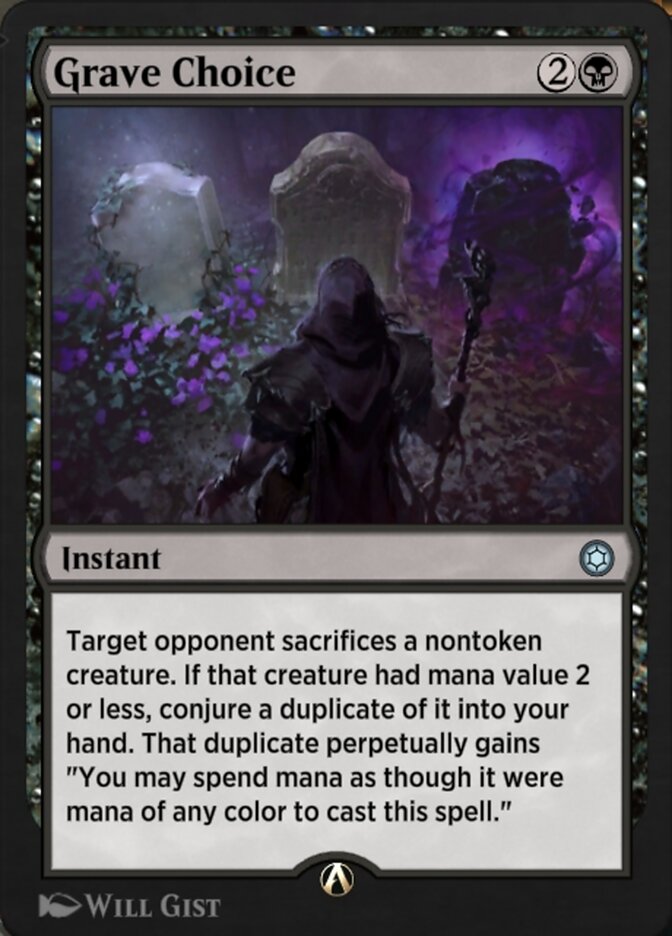 Magic the Gathering Card - Grave Choice - MTG Circle