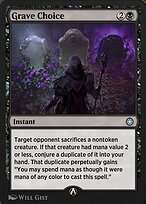 Magic the Gathering Card - Grave Choice - MTG Circle