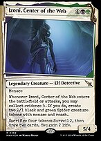 Magic the Gathering Card - Izoni, Center of the Web - MTG Circle