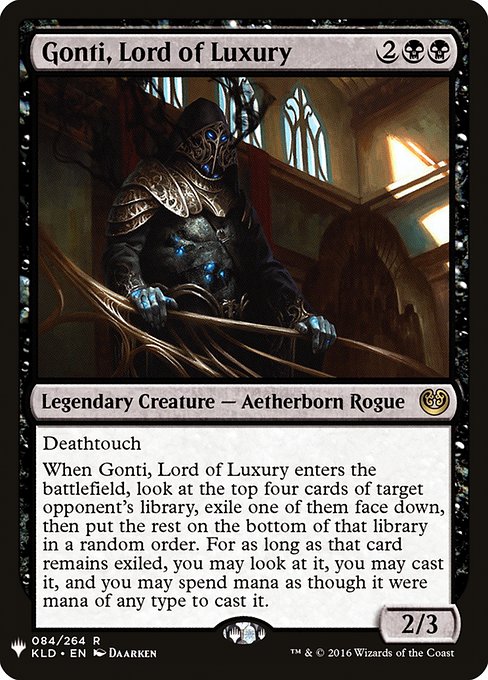 Magic the Gathering Card - Gonti, Lord of Luxury - MTG Circle