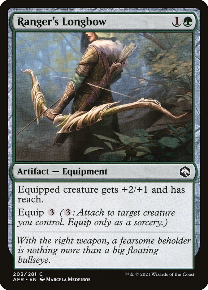 Magic the Gathering Card - Ranger's Longbow - MTG Circle