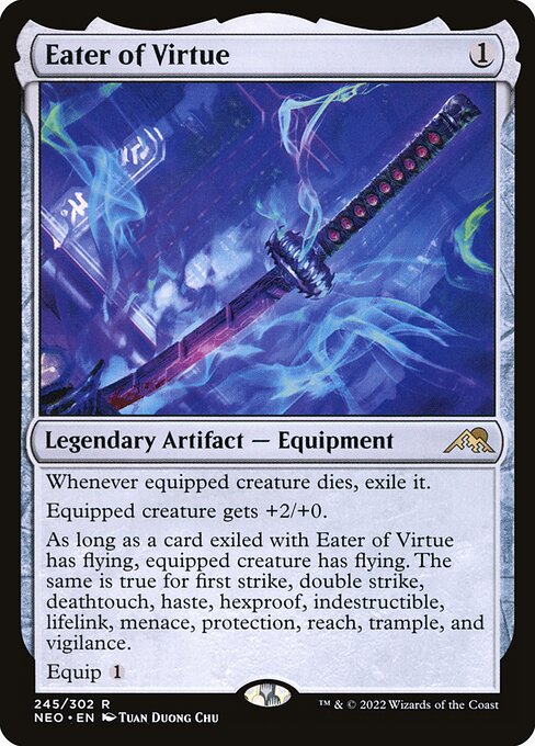 Magic the Gathering Card - Eater of Virtue - MTG Circle