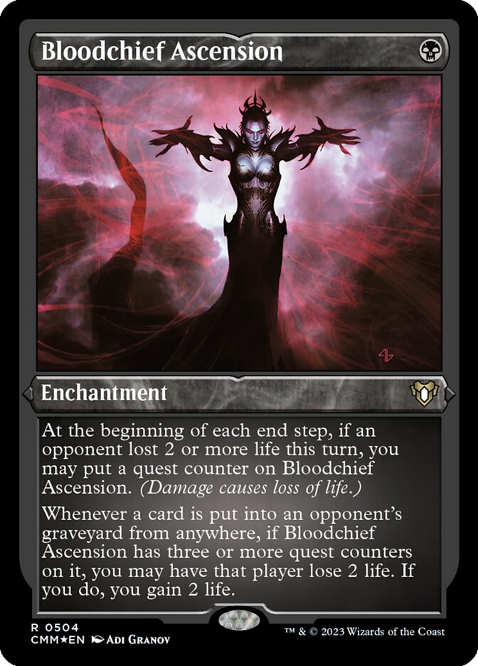 Magic the Gathering Card - Bloodchief Ascension - MTG Circle
