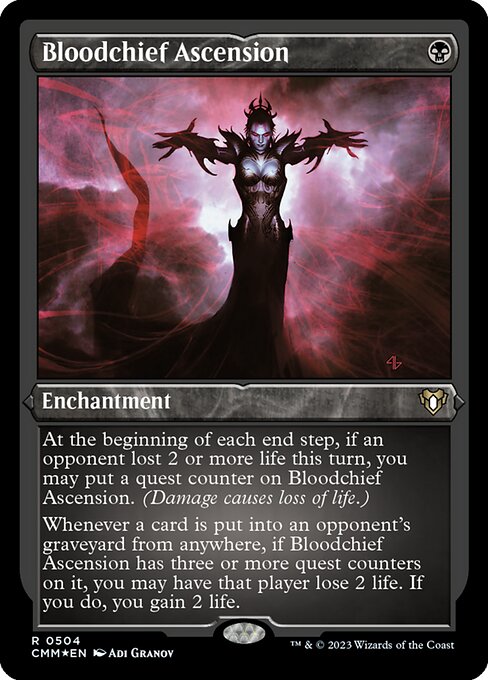 Magic the Gathering Card - Bloodchief Ascension - MTG Circle