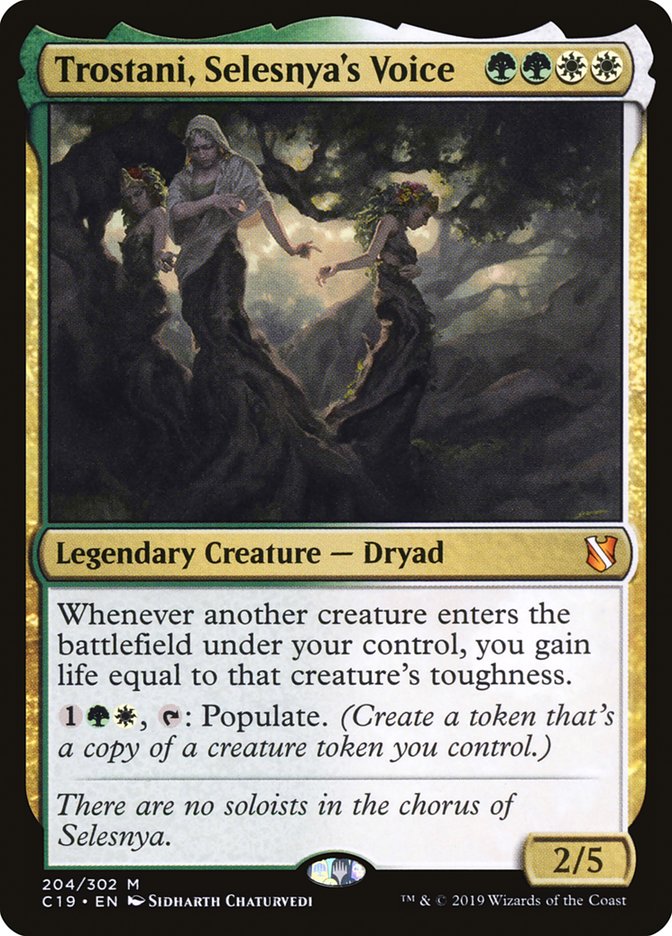 Magic the Gathering Card - Trostani, Selesnya's Voice - MTG Circle