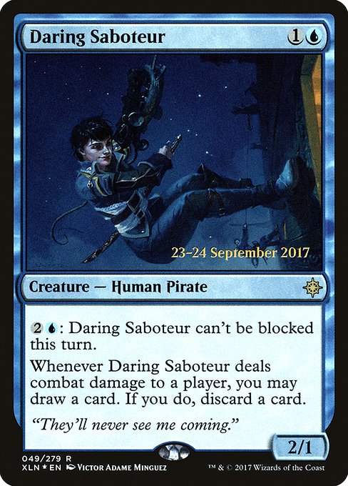 Magic the Gathering Card - Daring Saboteur - MTG Circle