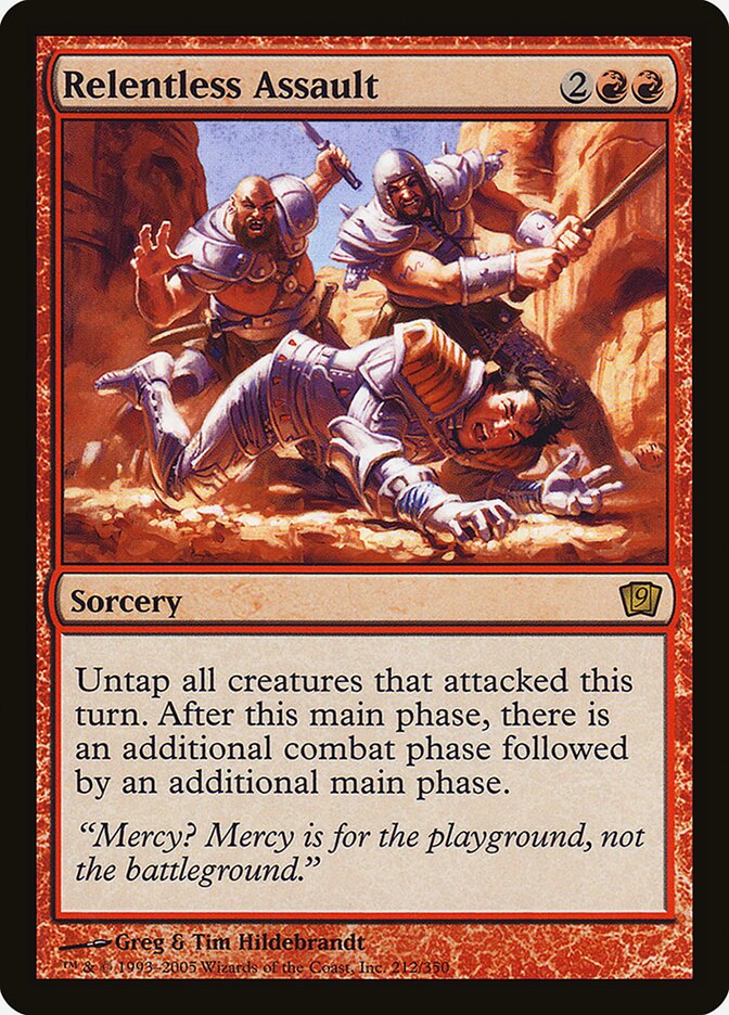 Magic the Gathering Card - Relentless Assault - MTG Circle
