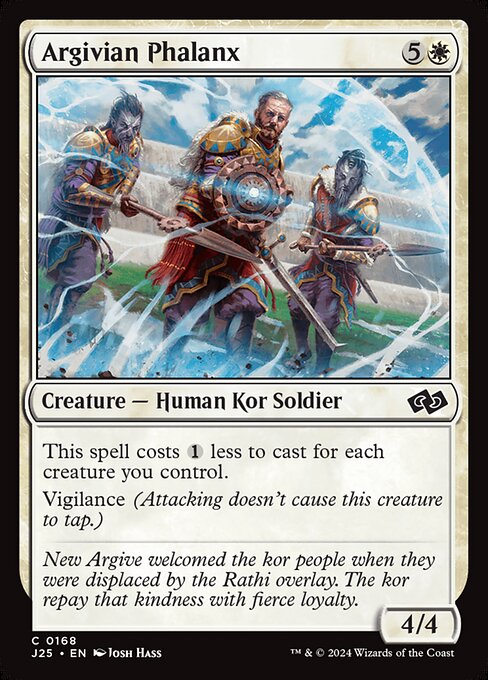Magic the Gathering Card - Argivian Phalanx - MTG Circle