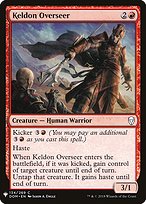 Magic the Gathering Card - Keldon Overseer - MTG Circle