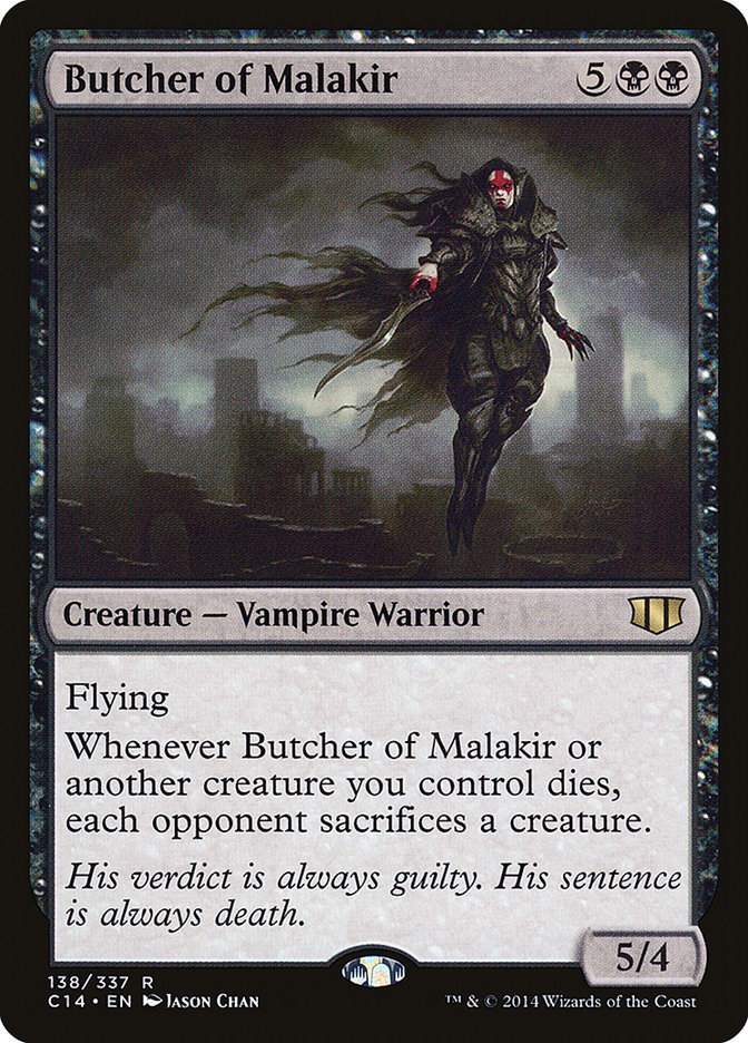 Magic the Gathering Card - Butcher of Malakir - MTG Circle