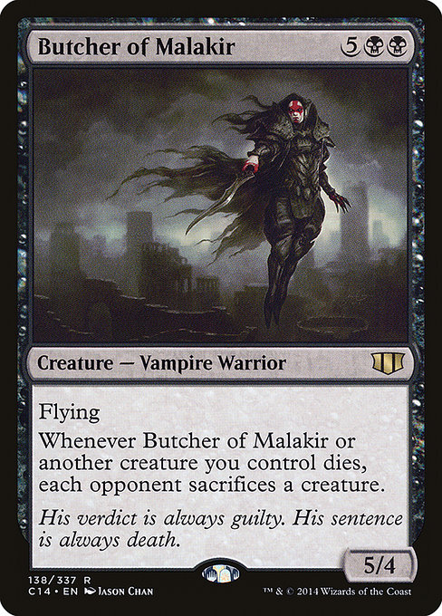 Magic the Gathering Card - Butcher of Malakir - MTG Circle