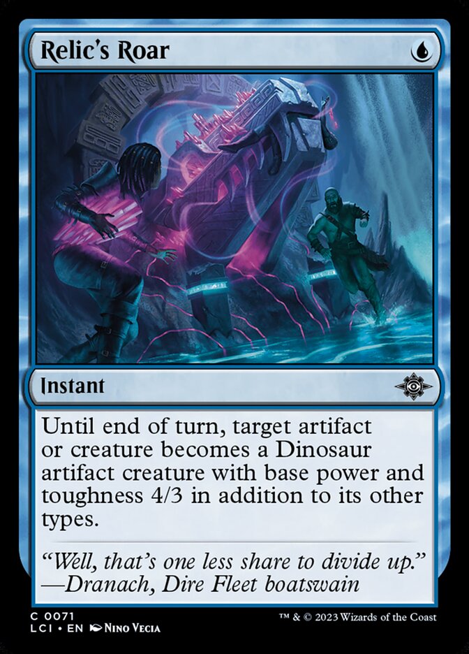 Magic the Gathering Card - Relic's Roar - MTG Circle