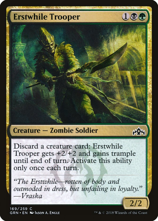 Magic the Gathering Card - Erstwhile Trooper - MTG Circle