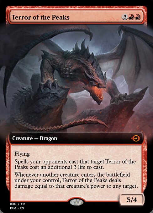 Magic the Gathering Card - Terror of the Peaks - MTG Circle