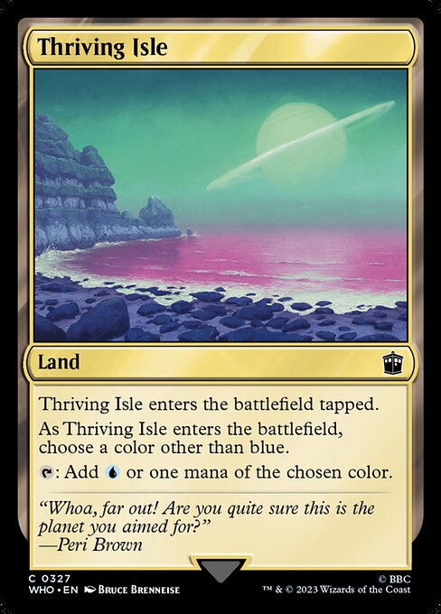Magic the Gathering Card - Thriving Isle - MTG Circle