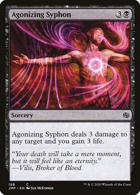 Magic the Gathering Card - Agonizing Syphon - MTG Circle