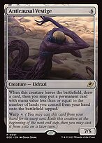 Magic the Gathering Card - Anticausal Vestige - MTG Circle