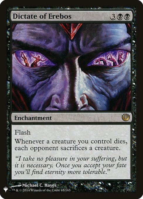 Magic the Gathering Card - Dictate of Erebos - MTG Circle