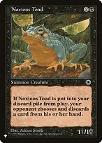 Magic the Gathering Card - Noxious Toad - MTG Circle