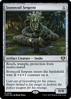 Magic the Gathering Card - Stonecoil Serpent - MTG Circle